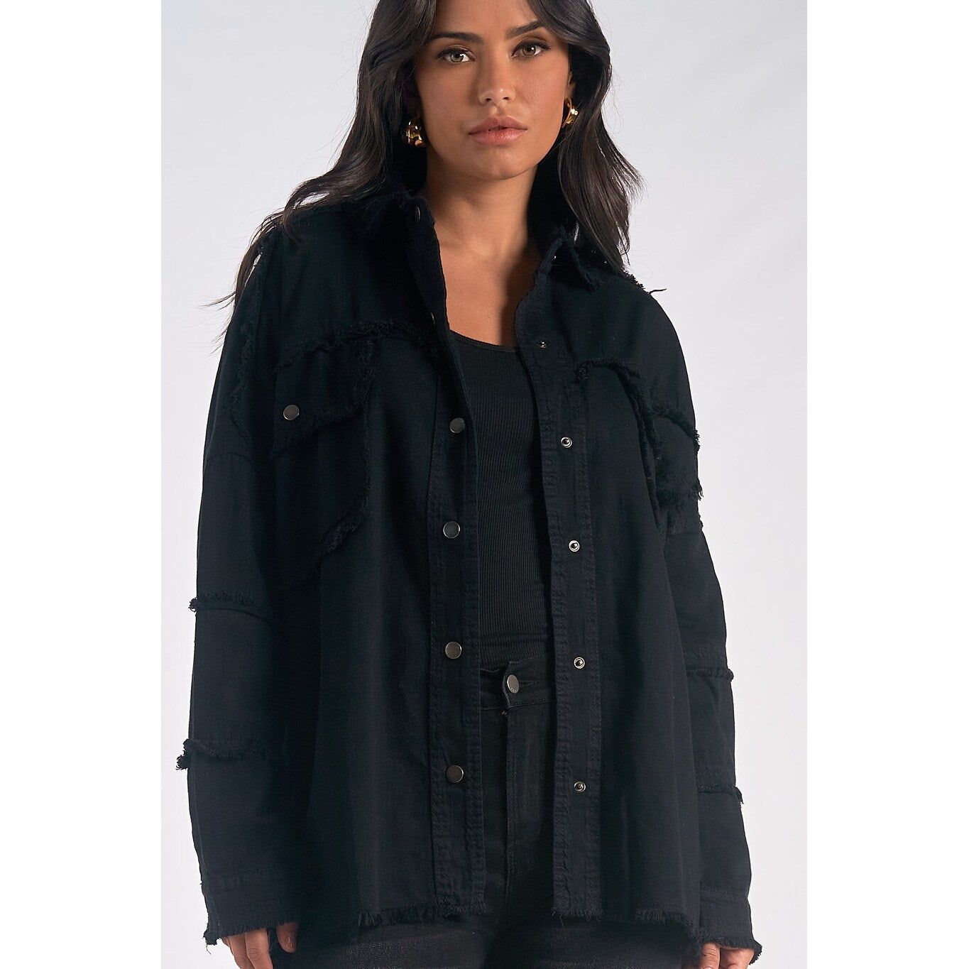 Elan Dawn Utility Style Shacket