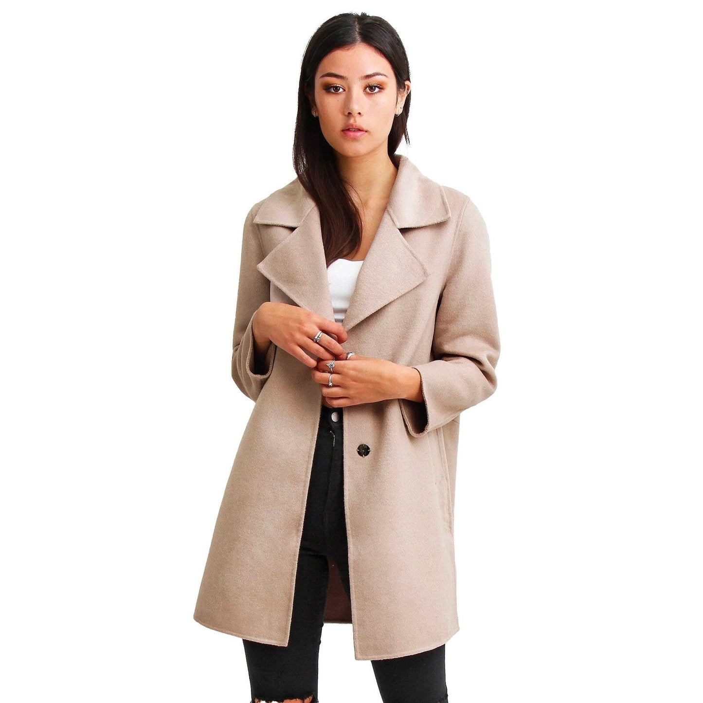 Ex-Boyfriend Wool Blend Oversized Jacket