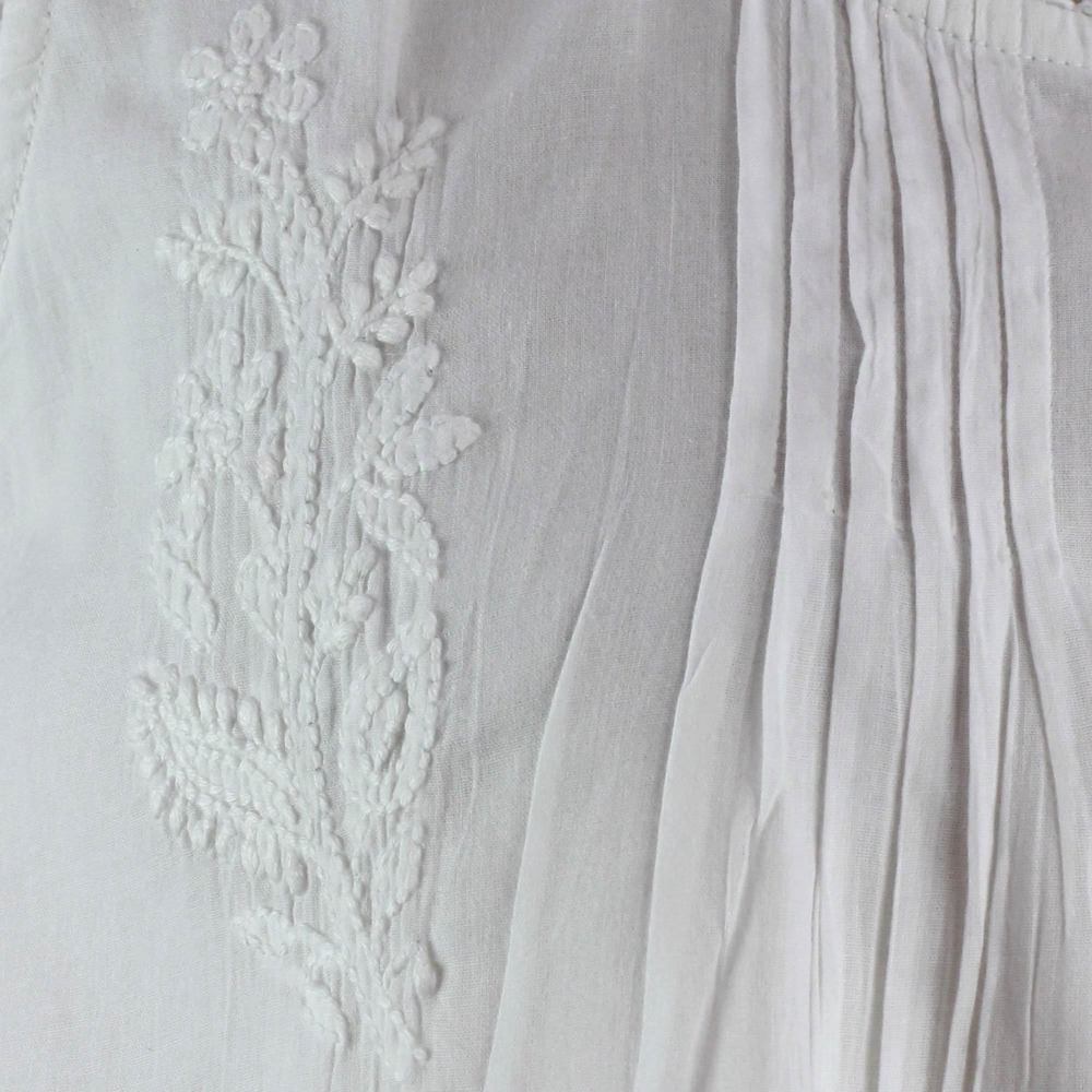 Handmade Cotton Morning Cloud Blouse (India)