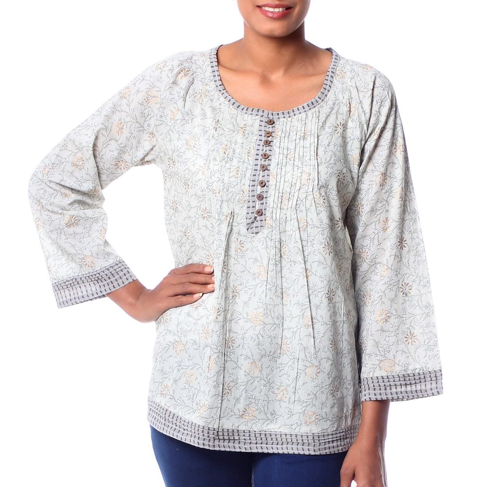 Handmade Cotton Rajasthan Grace Blouse (India)