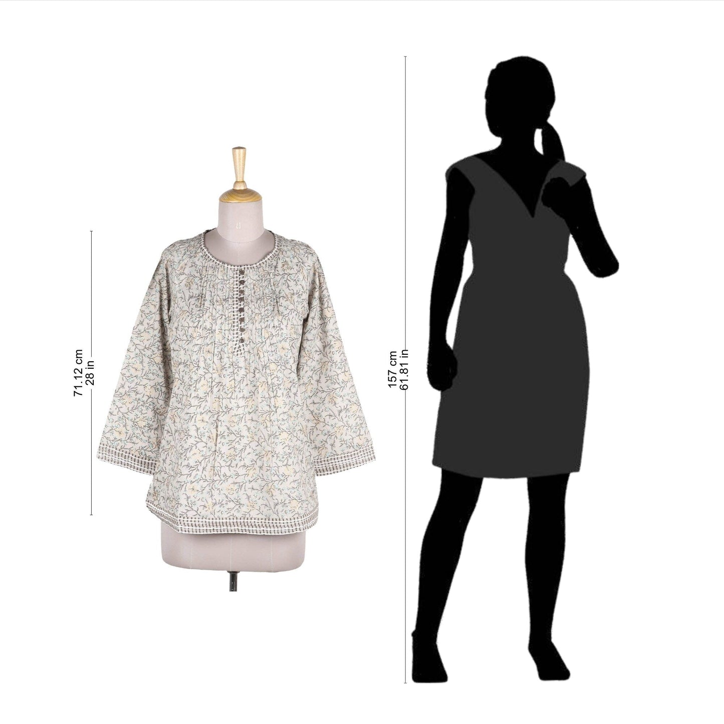 Handmade Cotton Rajasthan Grace Blouse (India)