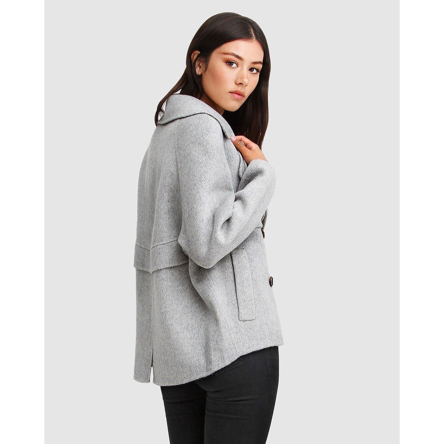 I m Yours Wool Blend Peacoat