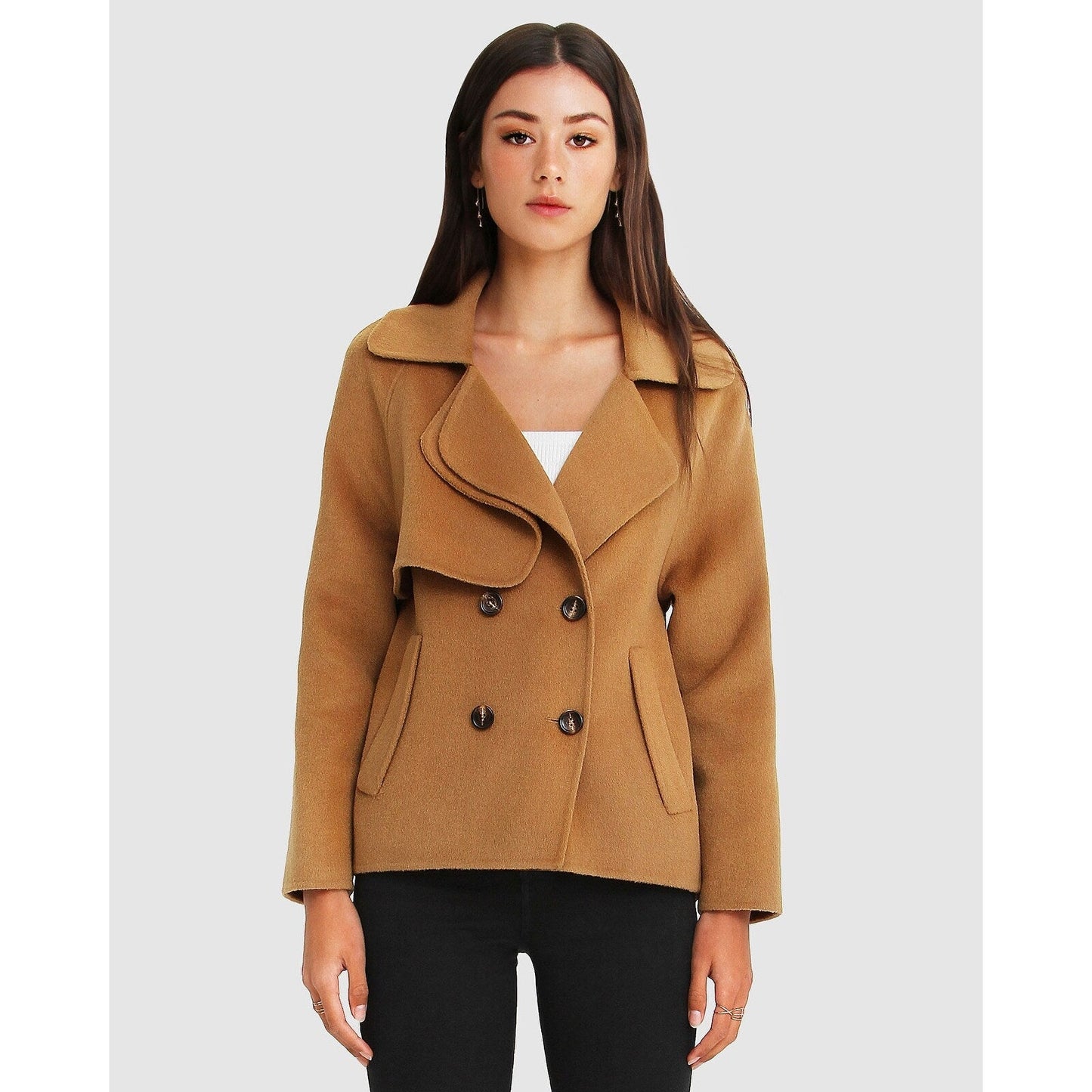 I m Yours Wool Blend Peacoat