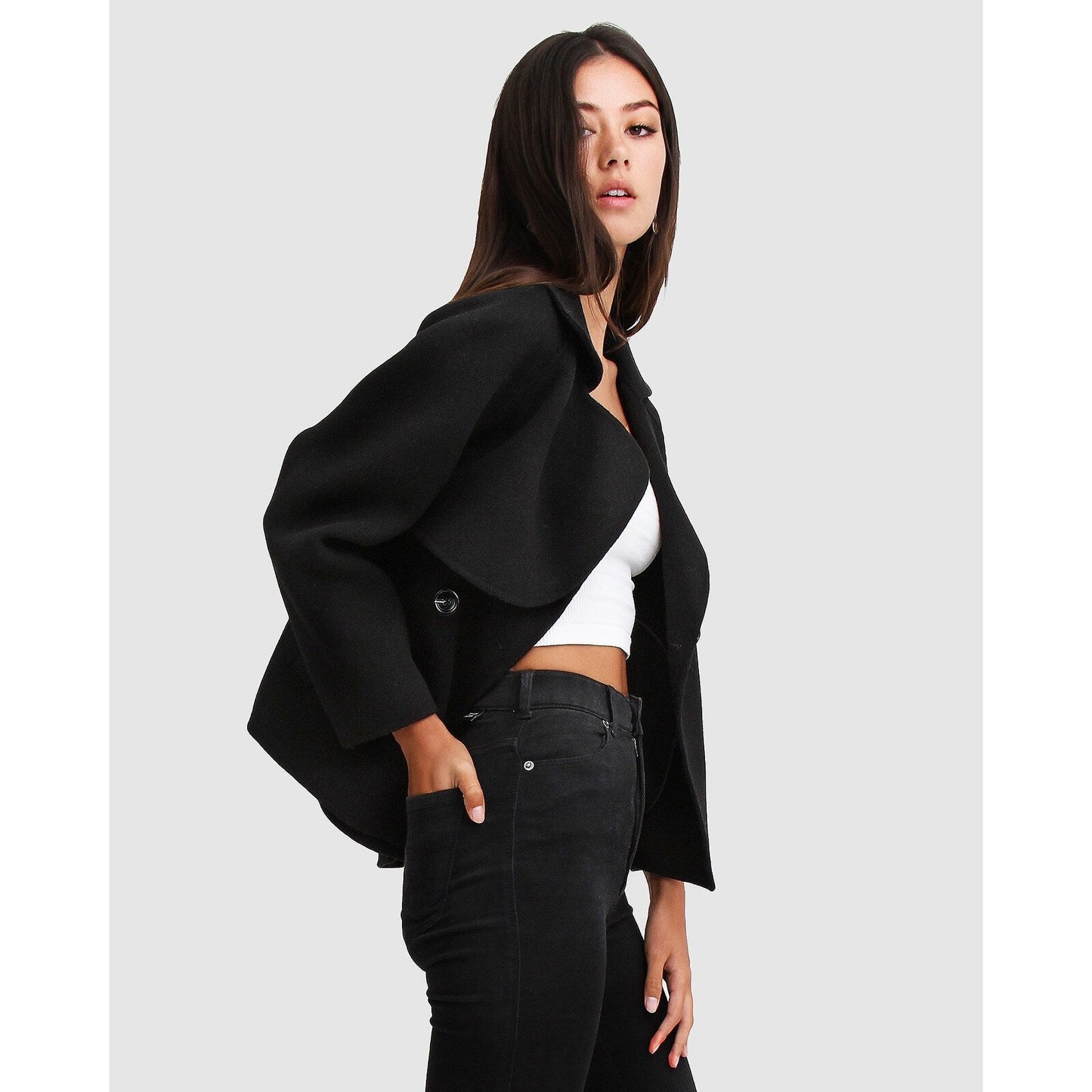 I m Yours Wool Blend Peacoat