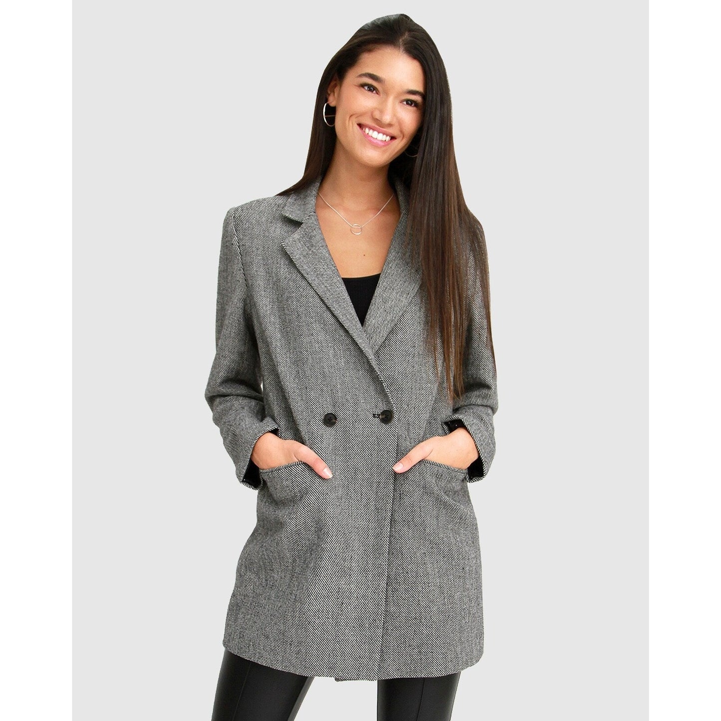 Kensington Wool Blend Oversized Coat