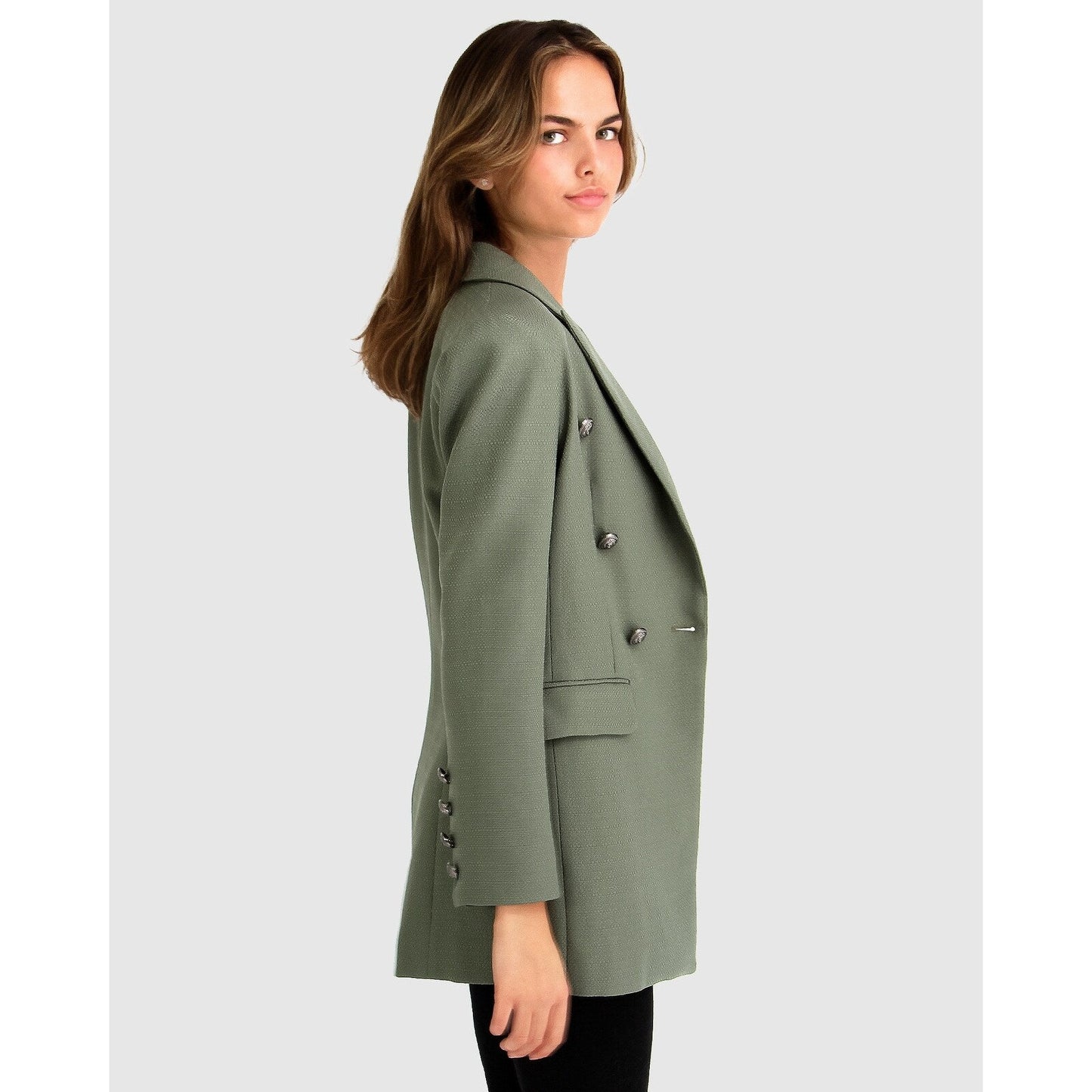 Princess Polina Textured Weave Blazer