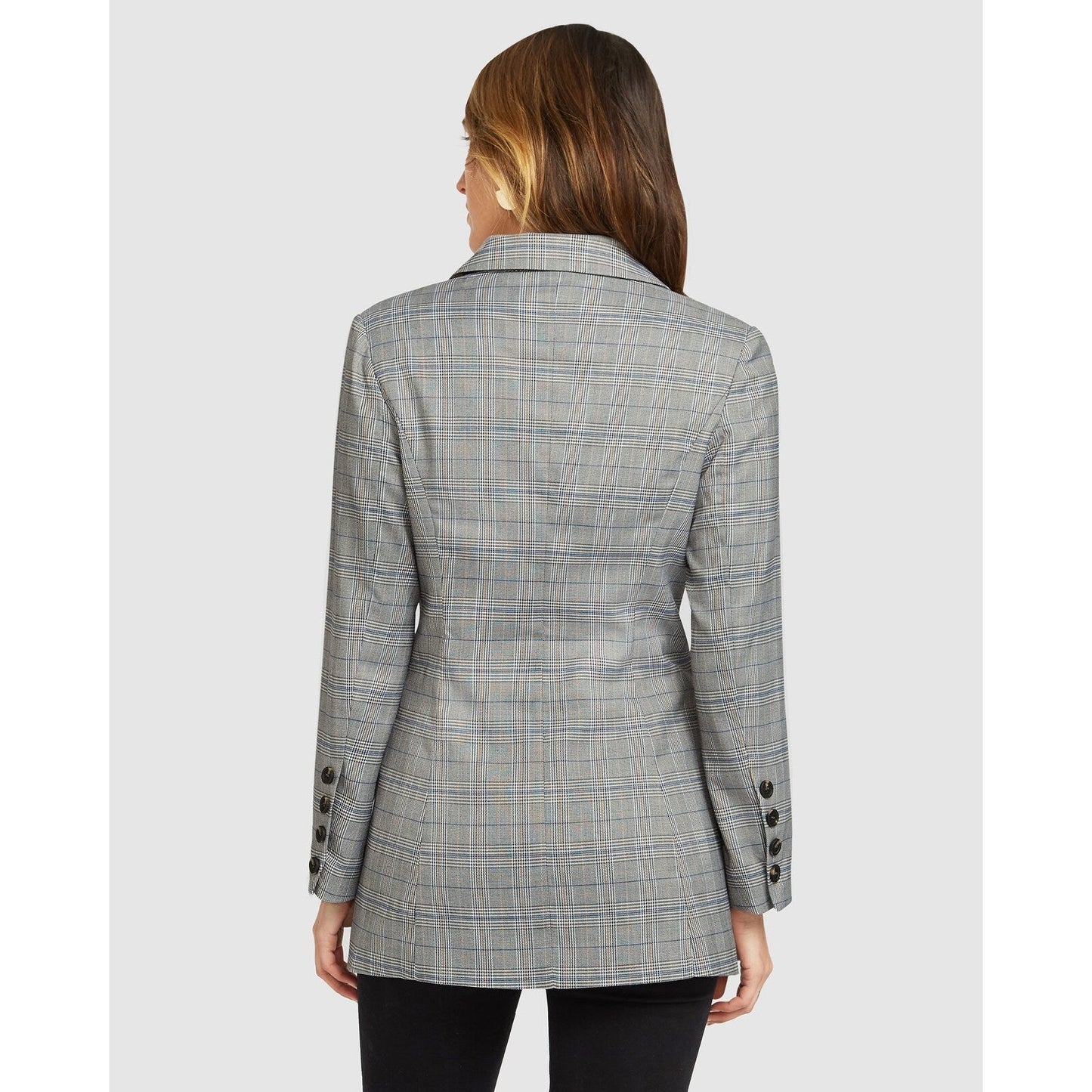 Too Cool For Work Plaid Blazer