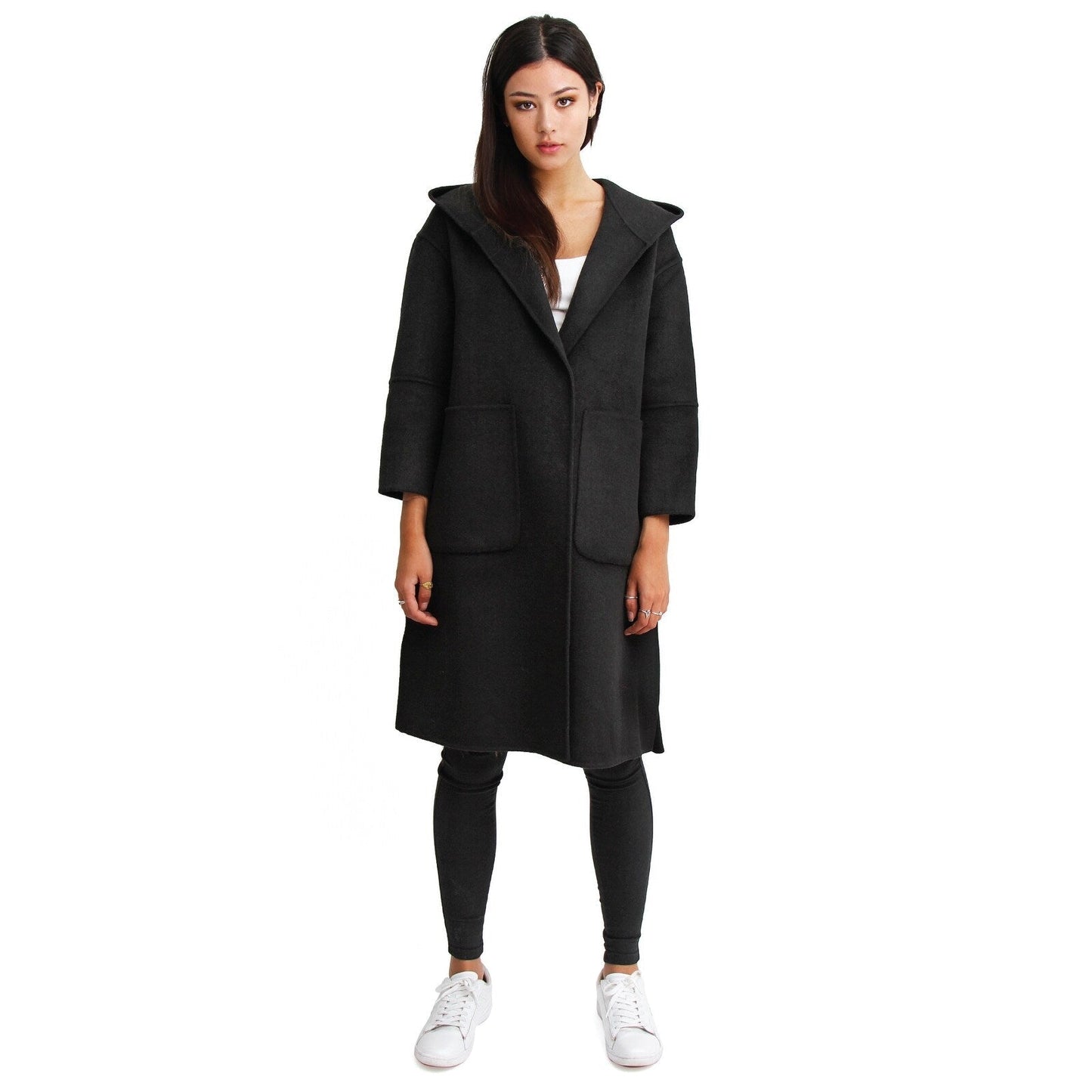Walk This Way Wool Blend Oversized Coat