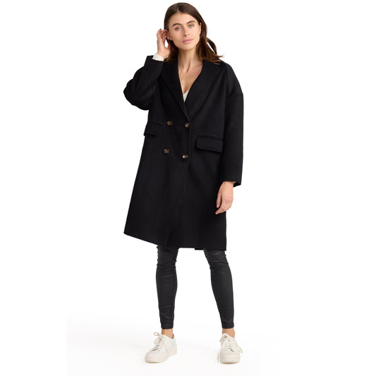 Amnesia Wool Blend Oversized Coat
