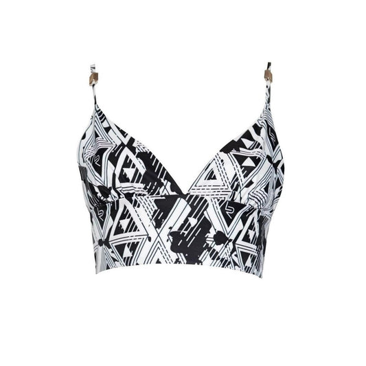 Amour Geometric Crop Top