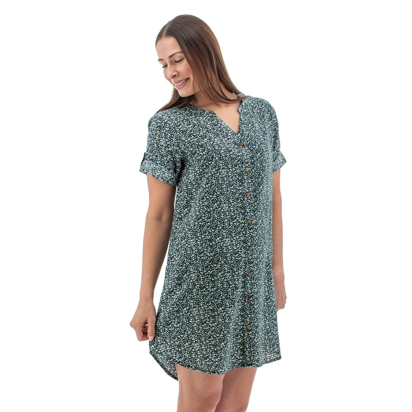 Aventura Women s Dell Floral Shirtdress