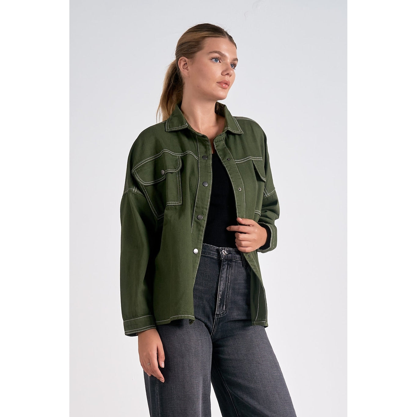Elan Cosmo Jacket Button Up