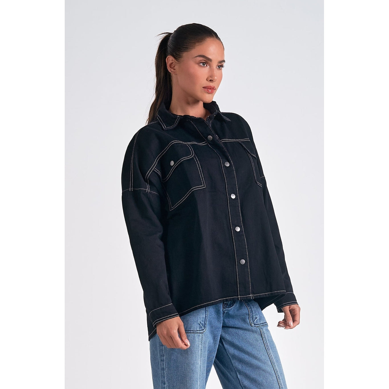 Elan Cosmo Jacket Button Up