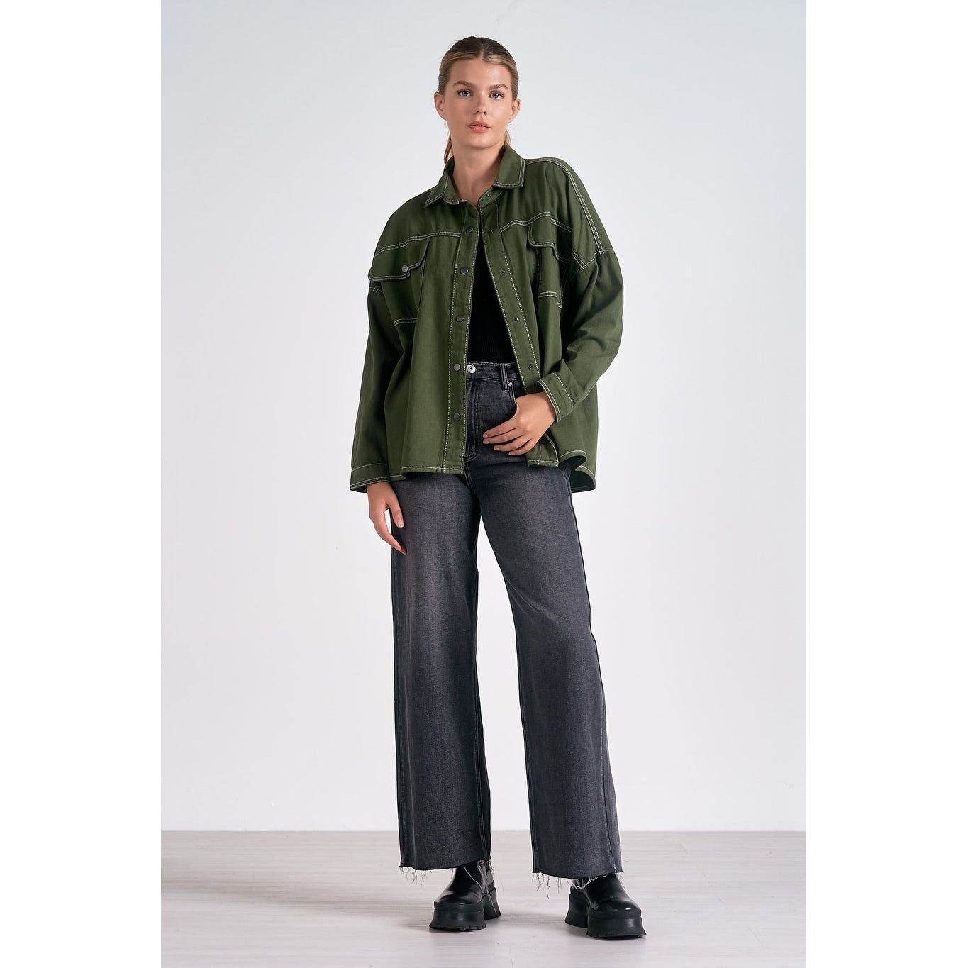 Elan Cosmo Jacket Button Up