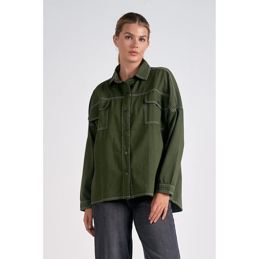 Elan Cosmo Jacket Button Up