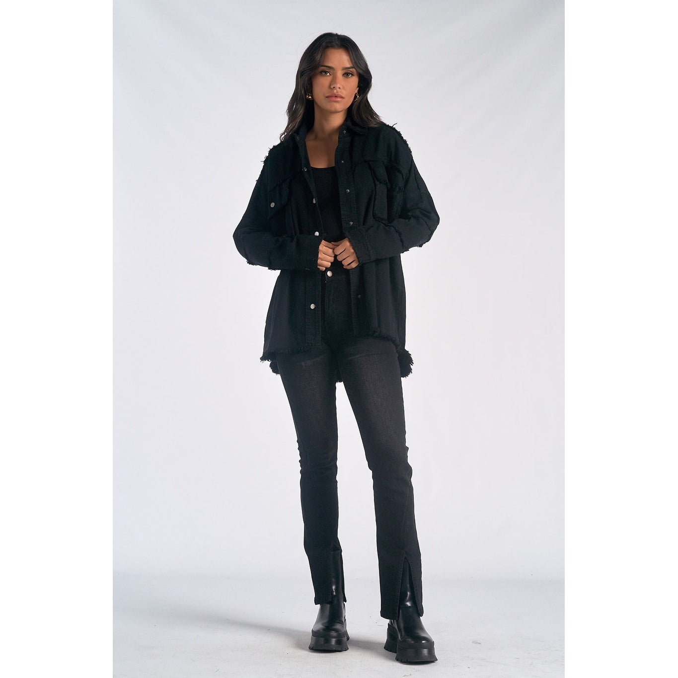 Elan Dawn Utility Style Shacket