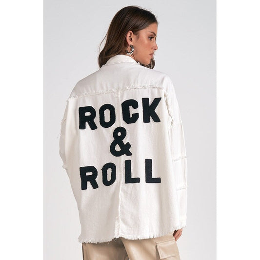 Elan Devan Rock   Roll graphic Jacket