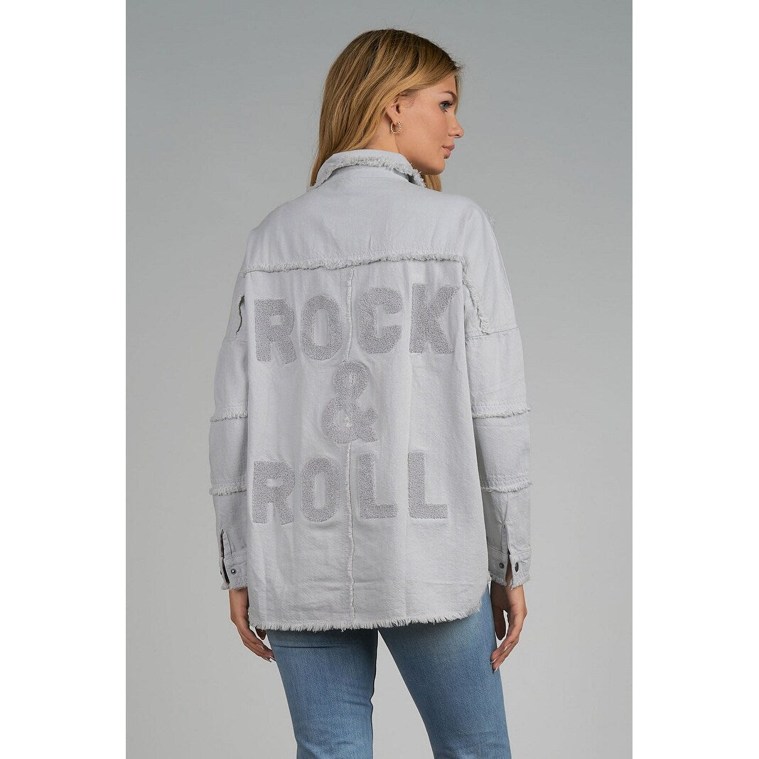 Elan Devan Rock   Roll graphic Jacket