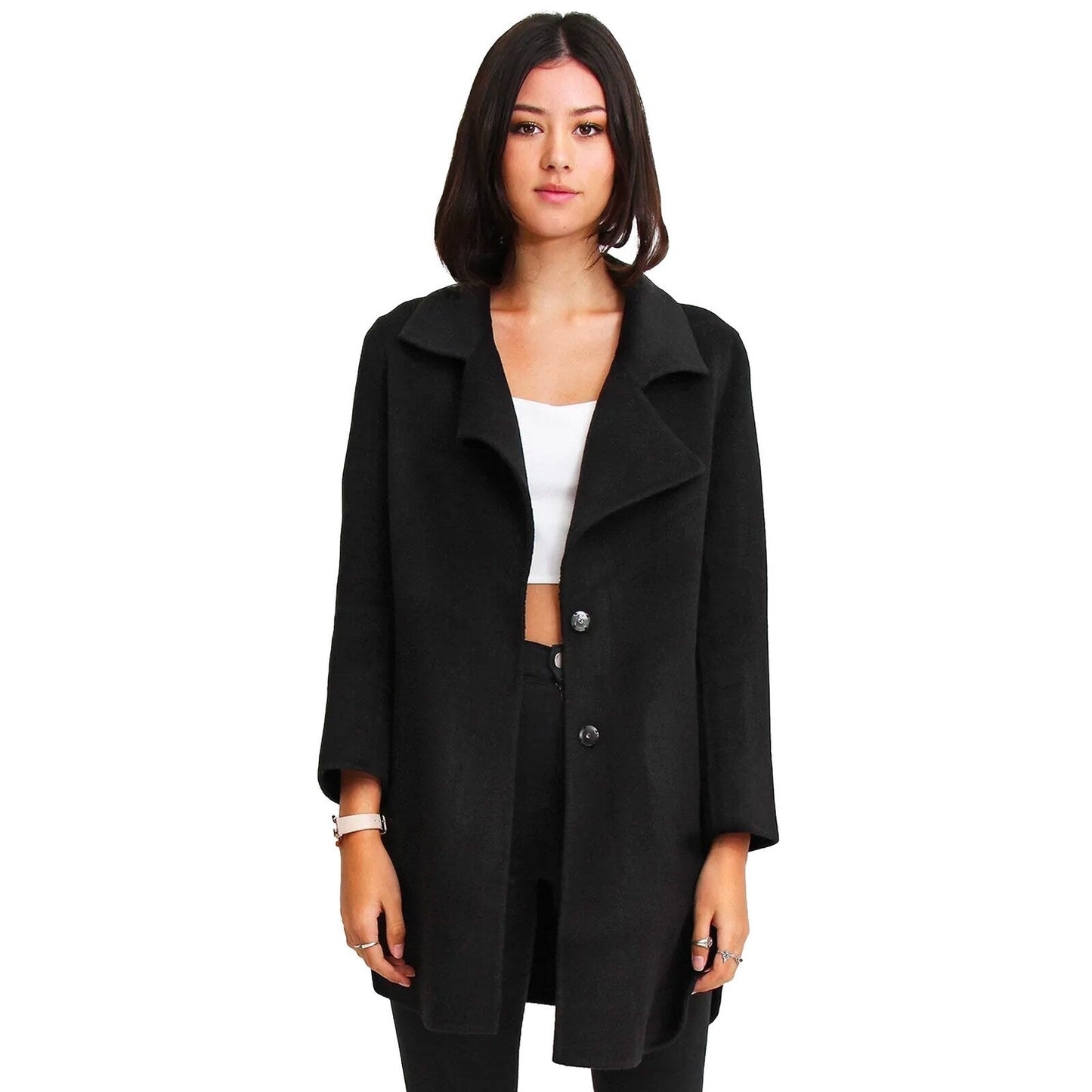 Ex-Boyfriend Wool Blend Oversized Jacket
