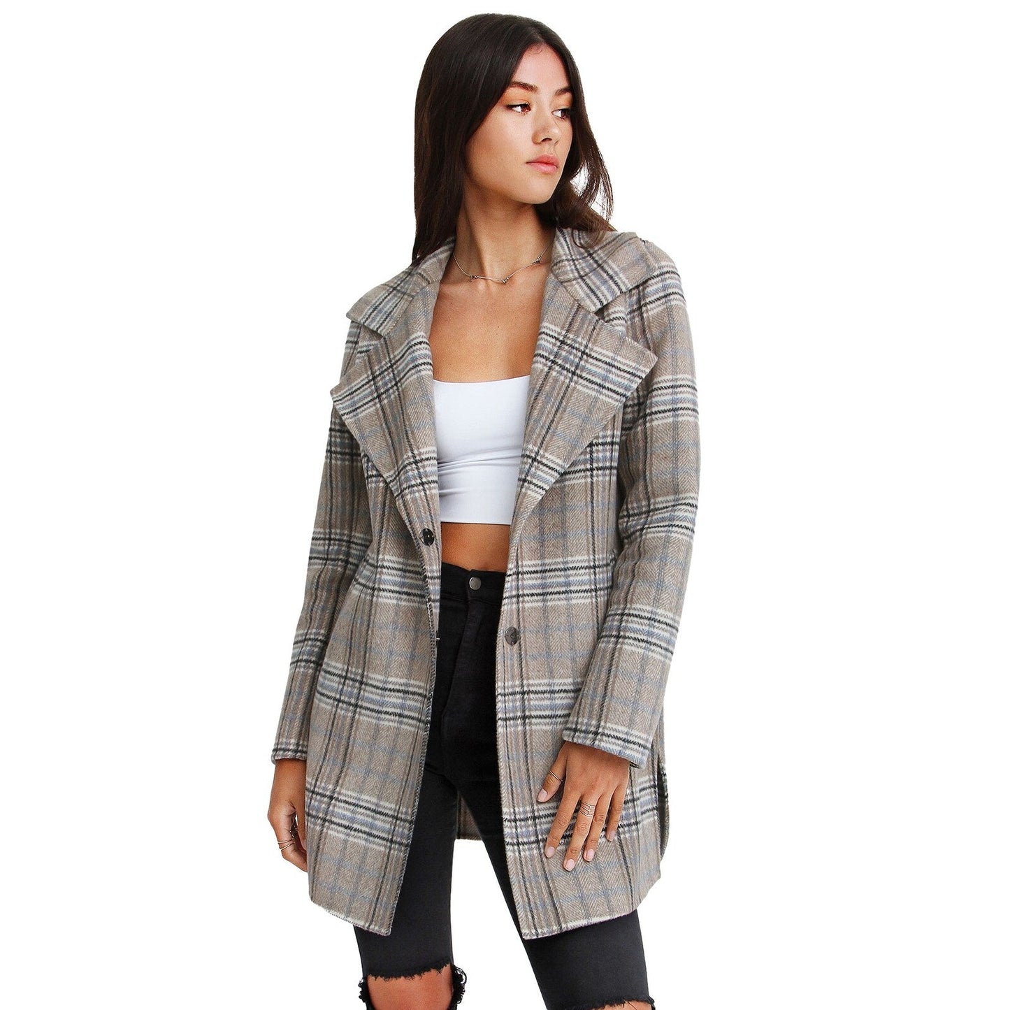 Ex-Boyfriend Wool Blend Oversized Jacket