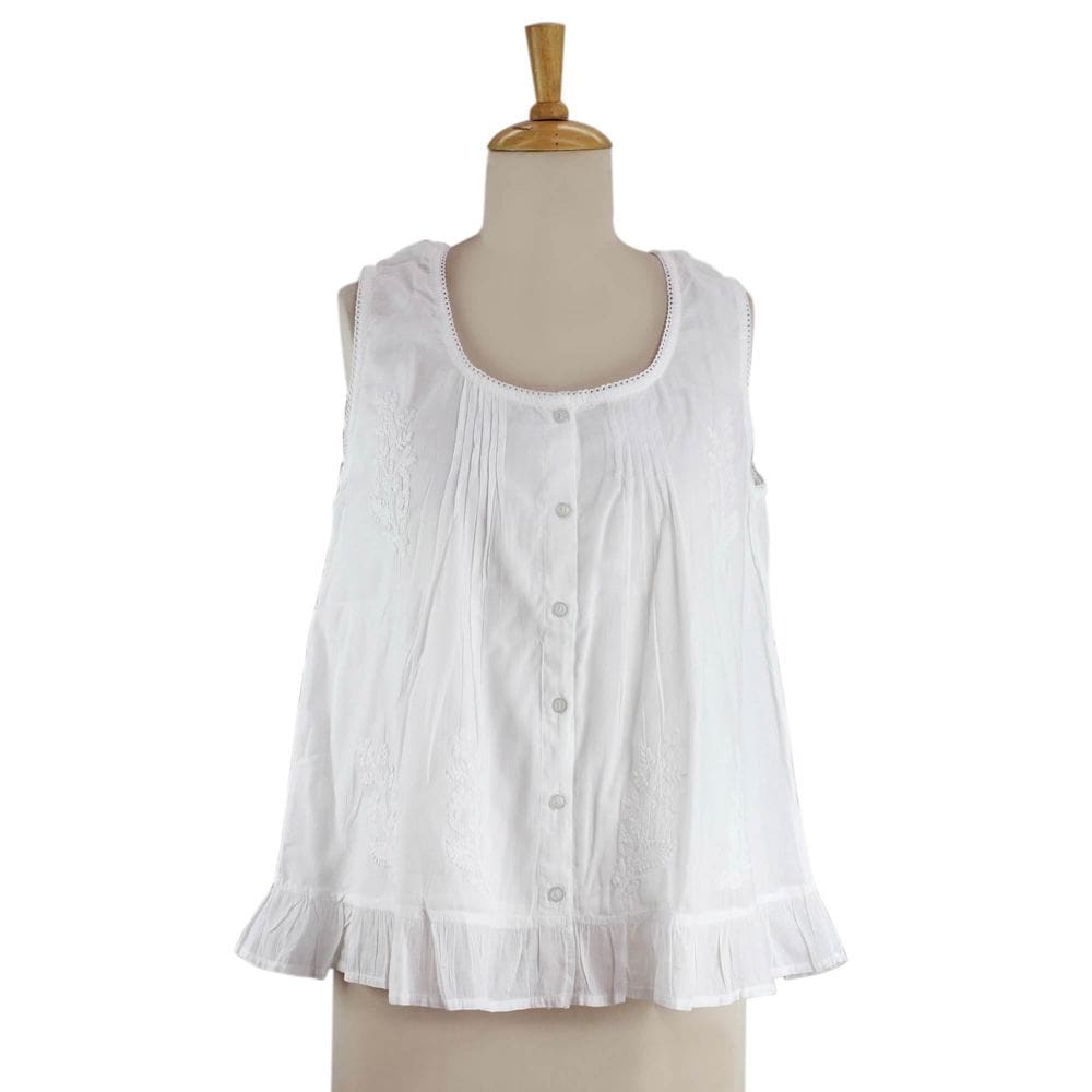 Handmade Cotton  Morning Cloud  Blouse (India)
