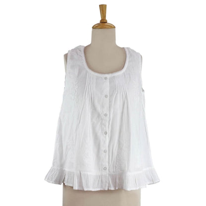 Handmade Cotton  Morning Cloud  Blouse (India)