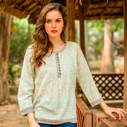 Handmade Cotton  Rajasthan Grace  Blouse (India)
