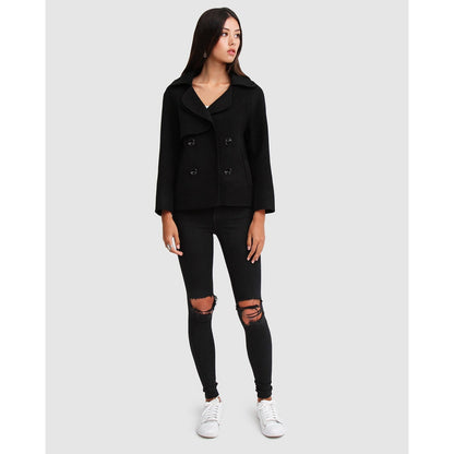 I m Yours Wool Blend Peacoat