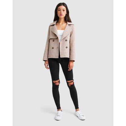 I m Yours Wool Blend Peacoat