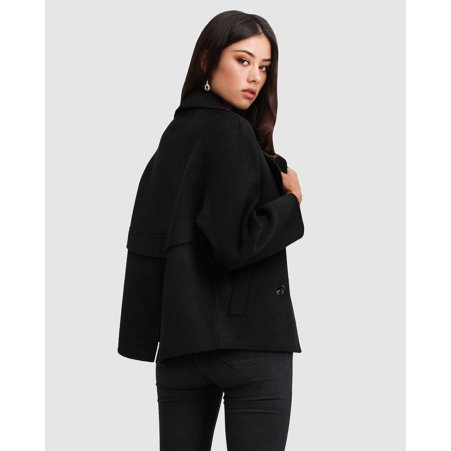 I m Yours Wool Blend Peacoat