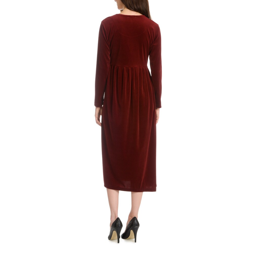 La Cera Women s Velour Dress