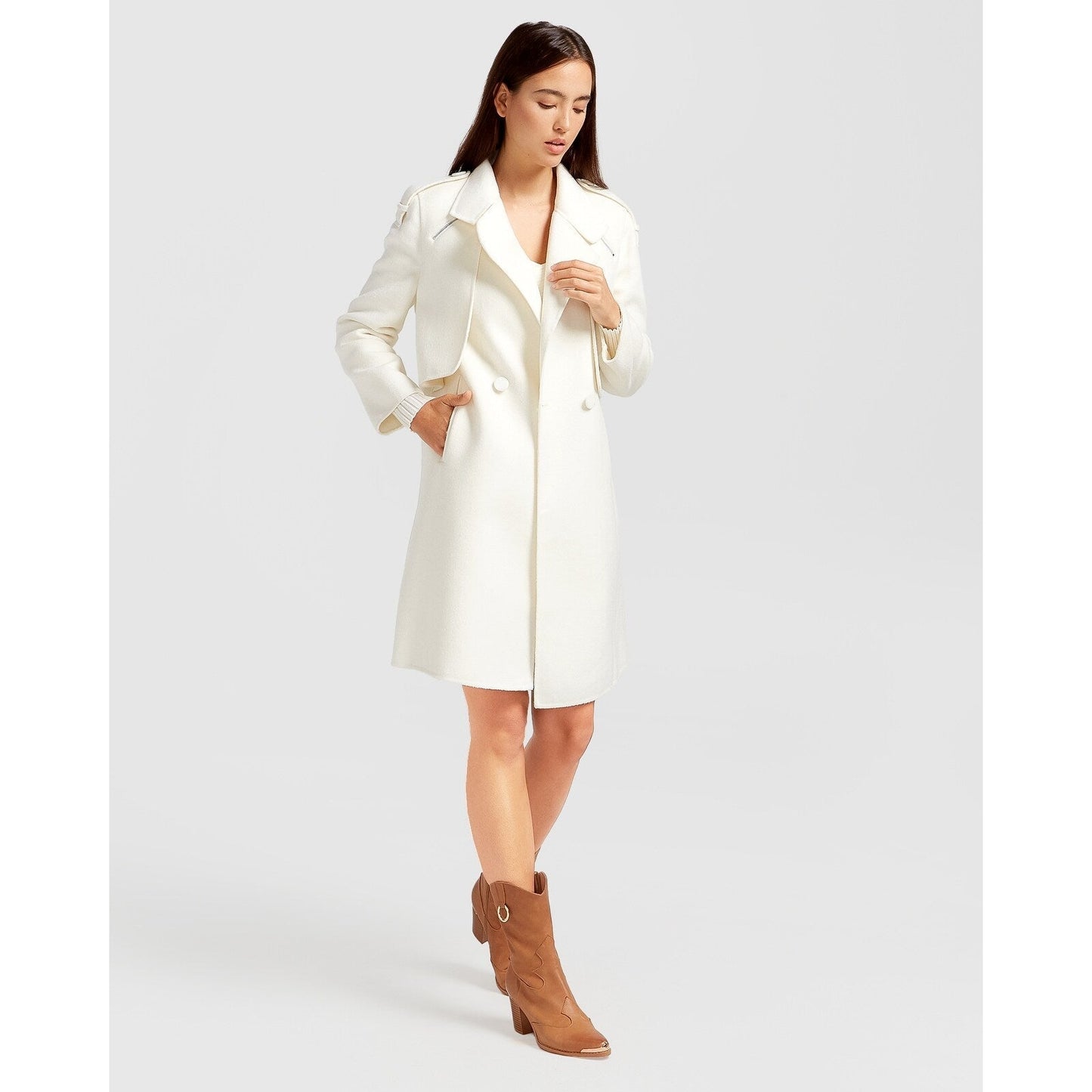 Palm City Wool Blend Coat