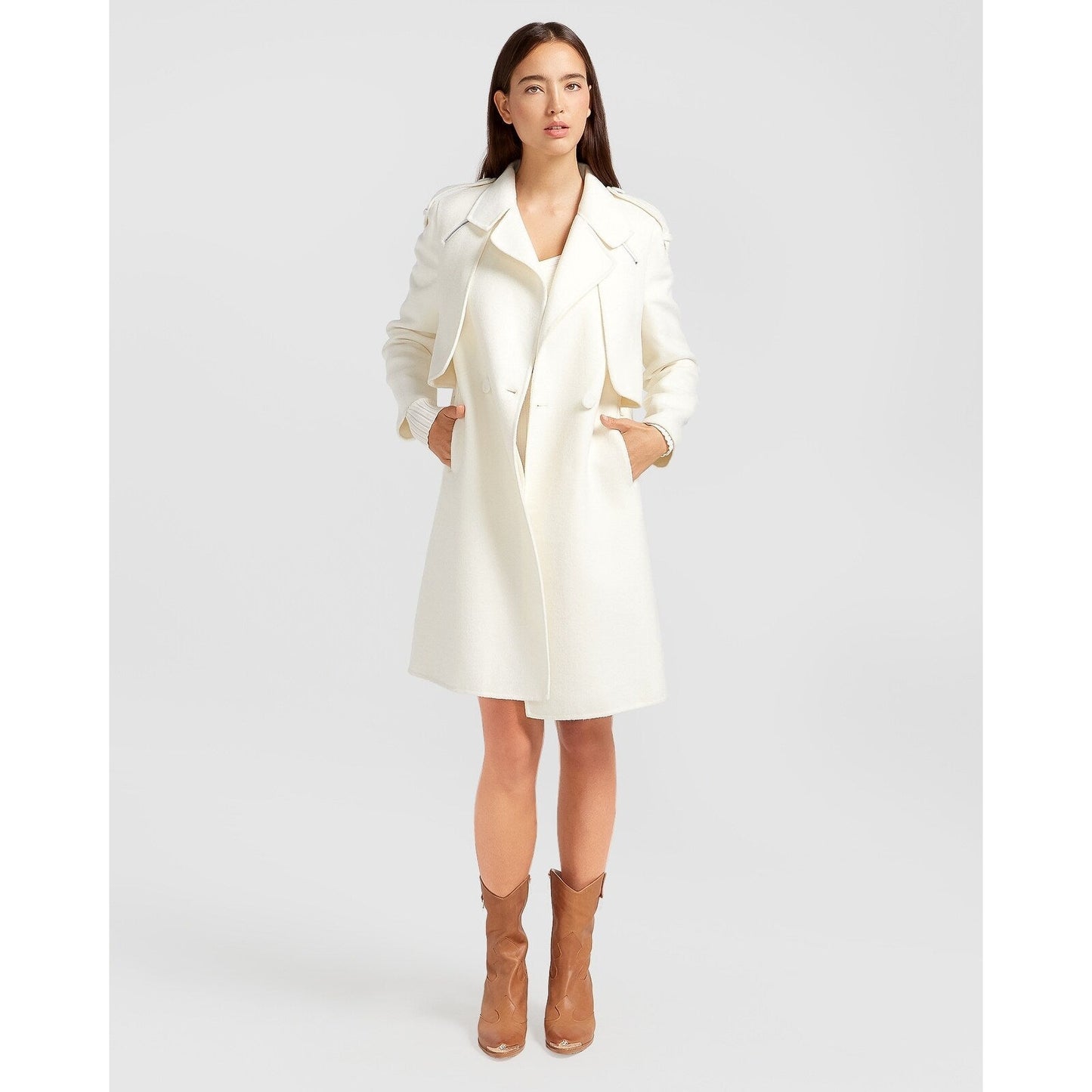 Palm City Wool Blend Coat