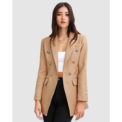 Princess Polina Textured Weave Blazer
