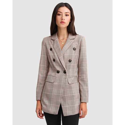 Too Cool For Work Plaid Blazer