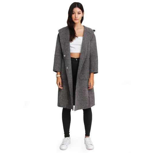 Walk This Way Wool Blend Oversized Coat