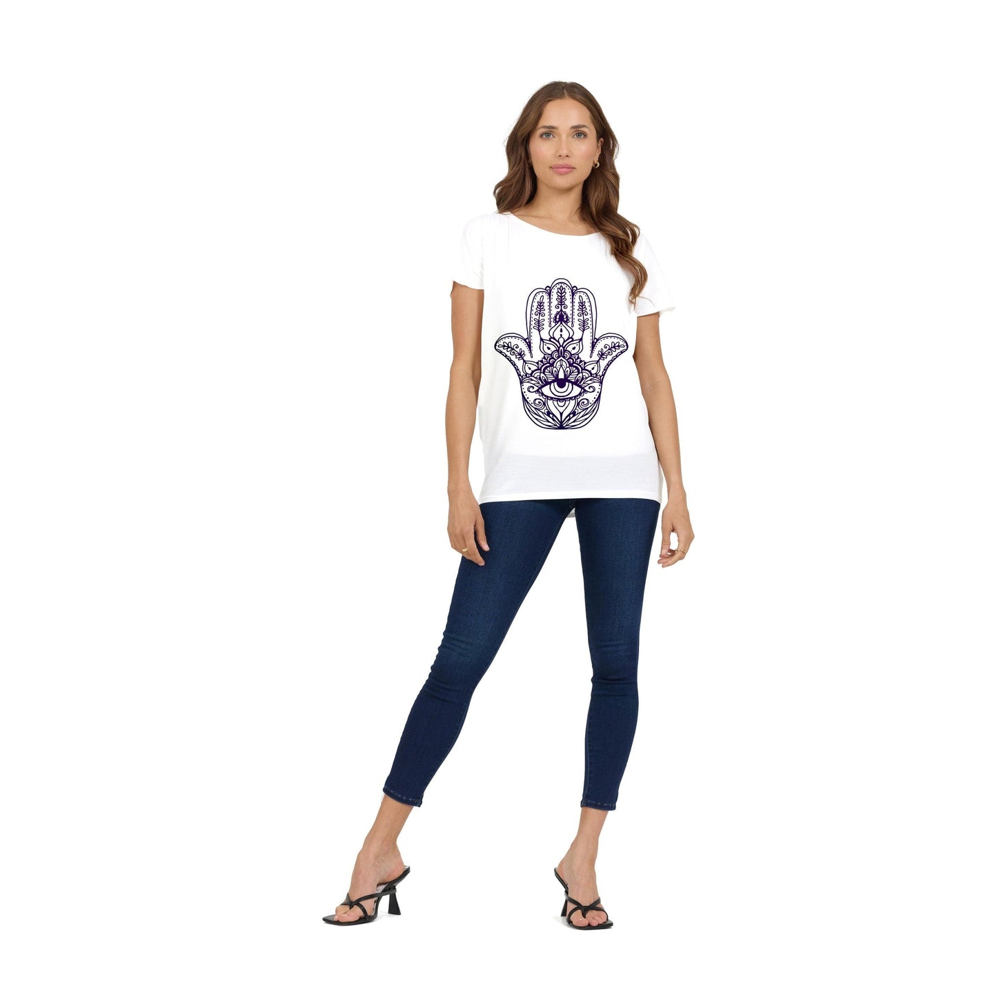 What About Wednesday T-Shirt Dolman Cap Sleeve Print