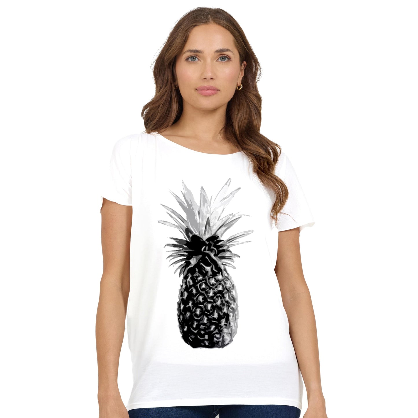 What About Wednesday T-Shirt Dolman Cap Sleeve Print