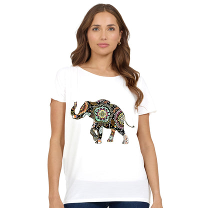 What About Wednesday T-Shirt Dolman Cap Sleeve Print